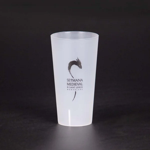 Vaso refresco alto setmana medieval de sant jordi montblanc